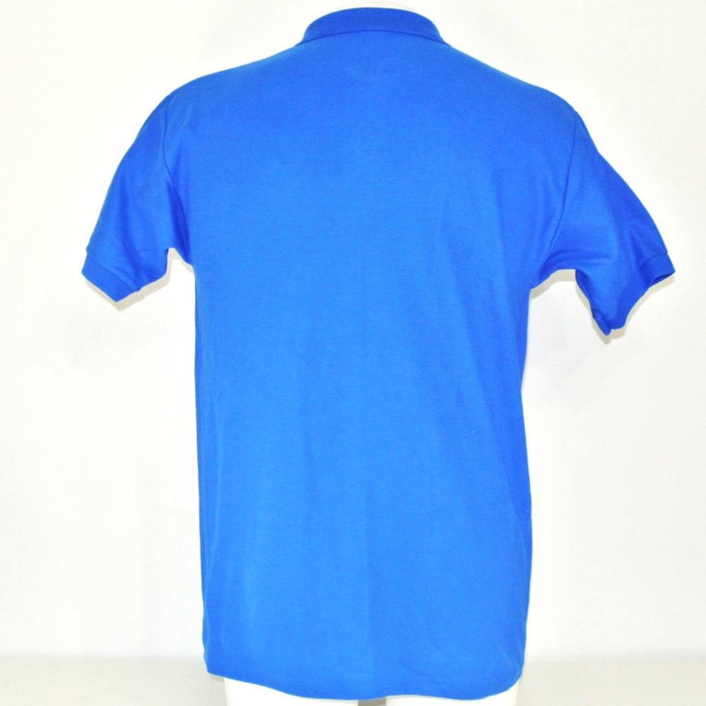 BELL Canada Telephone Employee Uniform Men's Blue Polo Shirt Size M Medium - Picture 4 of 12
